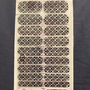 🧡 Jamberry Nail Wraps - SB Exclusive Black Pattern NEW FULL SHEET